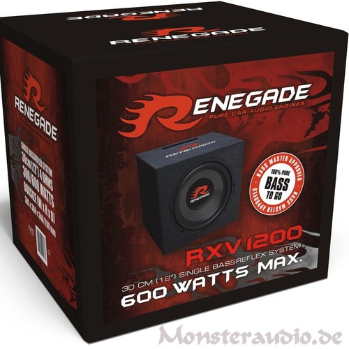 Renegade rxv1200 bassreflex - rxv1200,