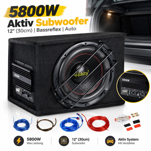 5800 watt 30cm - 12", aktiv